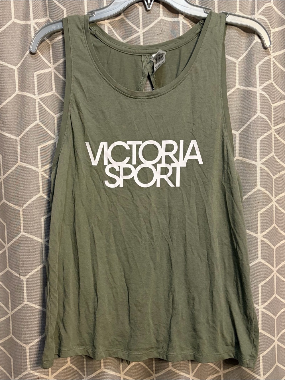 Victoria Sport Olive Green Muscle Tank